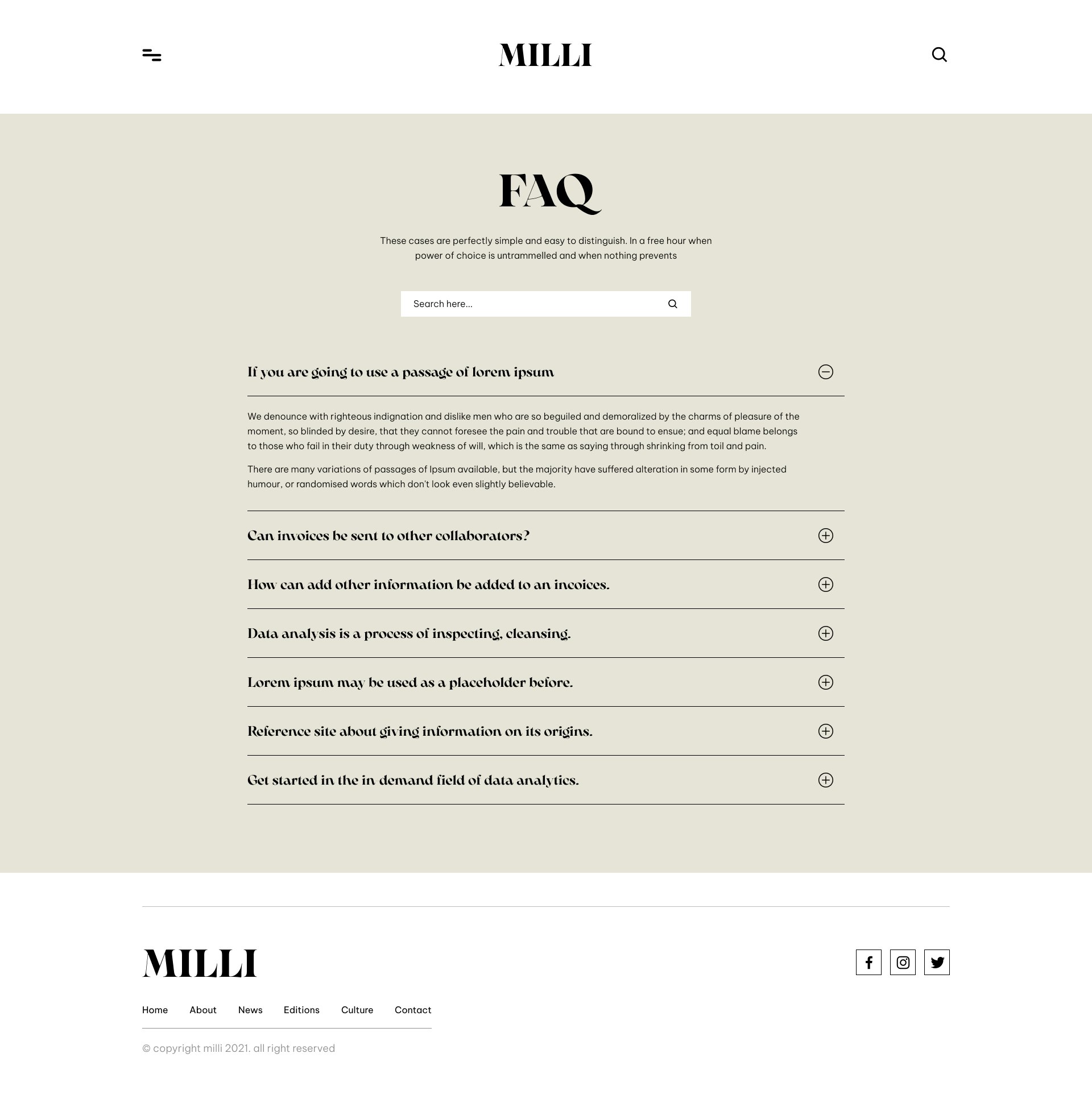 Online -Magazin -Website HTML -Vorlagen Medien 10