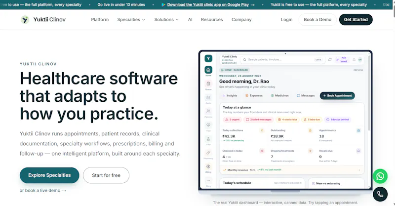 Yuktii Clinov screenshot 1