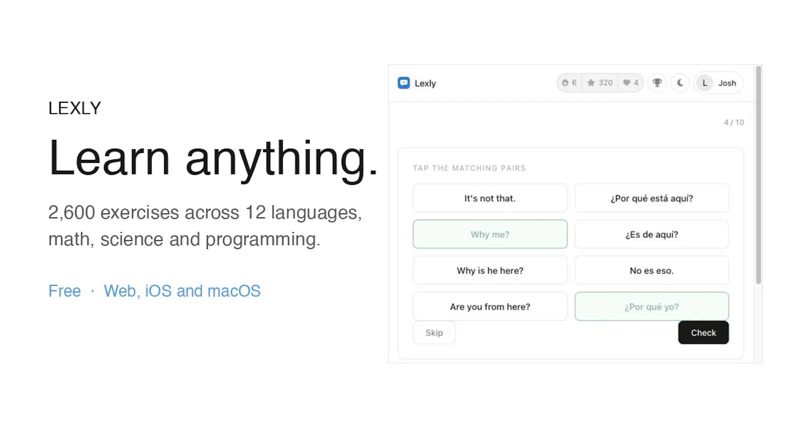 Lexly screenshot 1