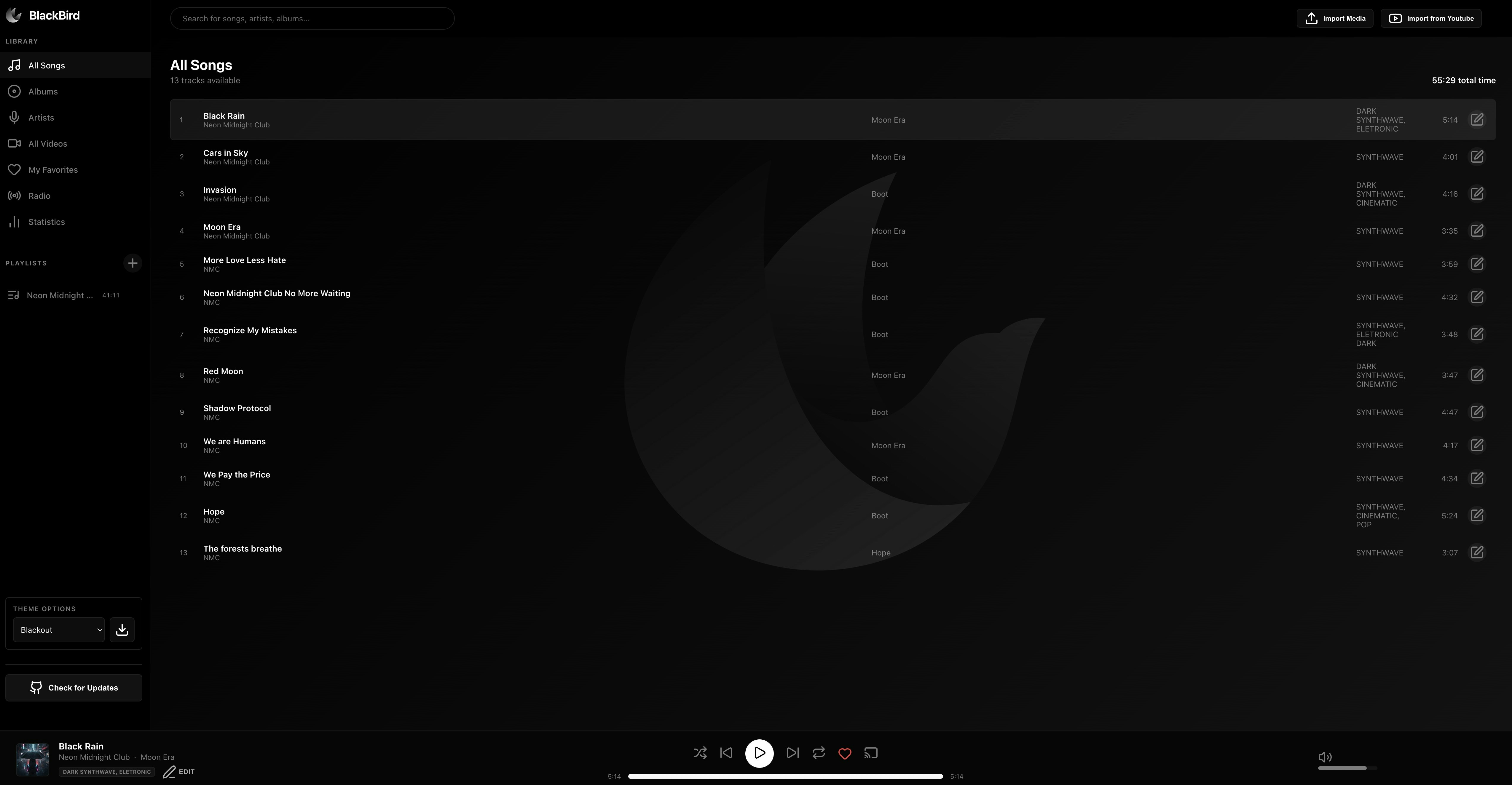 Black Bird Player gallery image