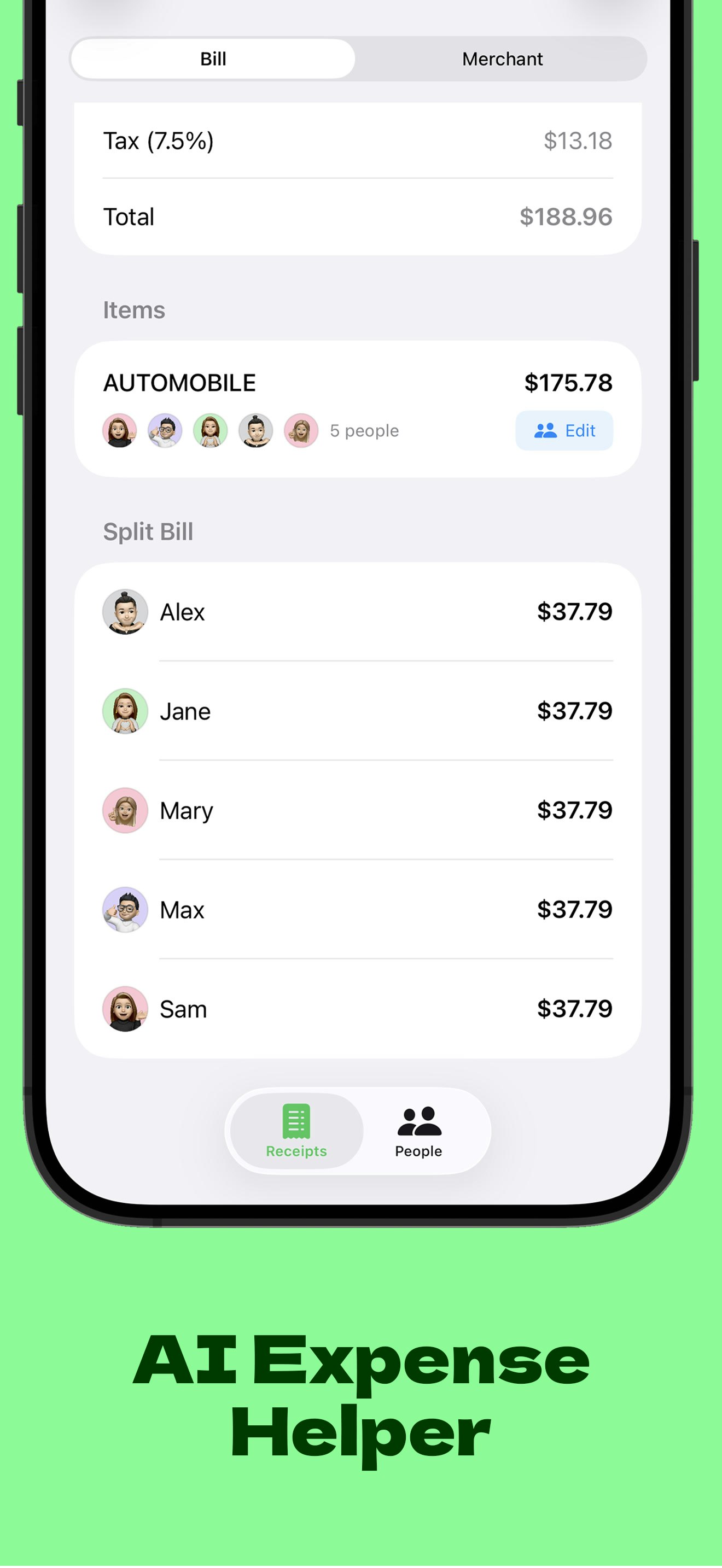 Bill Mate - Screenshot 5 showing product features and functionality