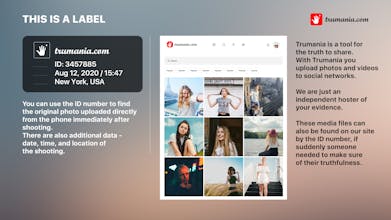 Trumania: Evidence Cam for photos/videos gallery image
