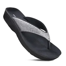 Crystal Mist Comfortable Flip Flops gallery image