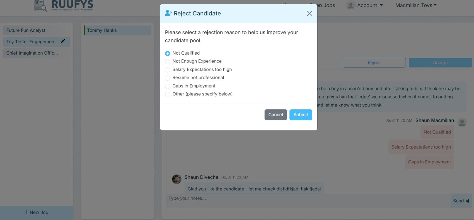Ruufys - Software de reclutamiento para pequeñas agencias media 1