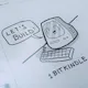 A tiny drawing studio for your Kindle.