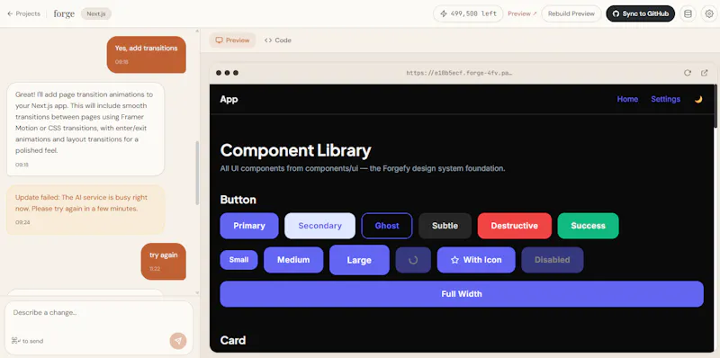 Forgefy screenshot 7