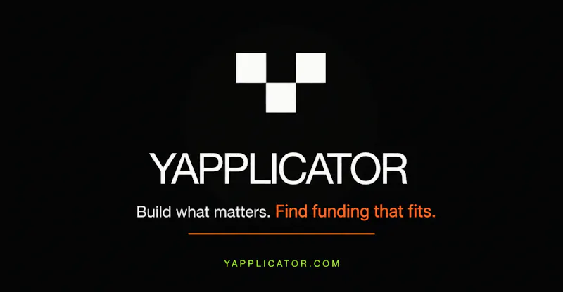 Yapplicator - startup funding workspace screenshot 2