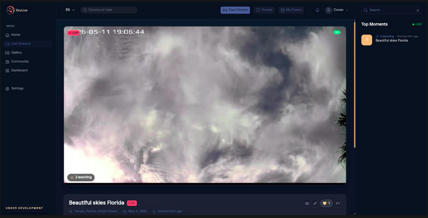 Skylive gallery image