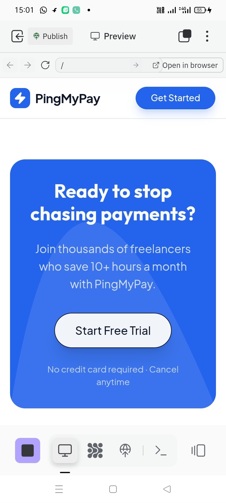 PingMyPay gallery image
