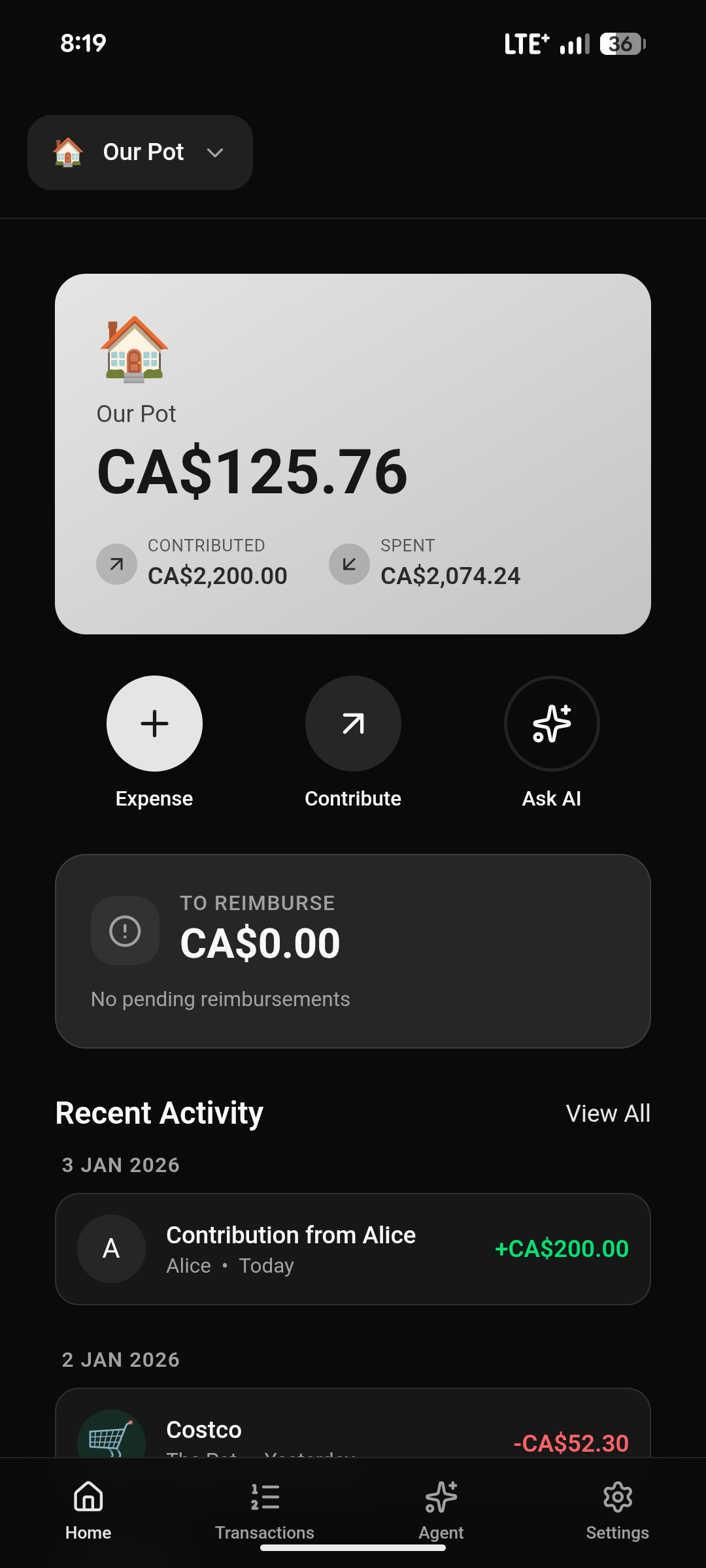 Our Pot - Screenshot 2 showing product features and functionality