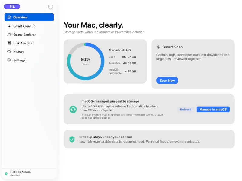 Drezze Disk Cleaner screenshot 2