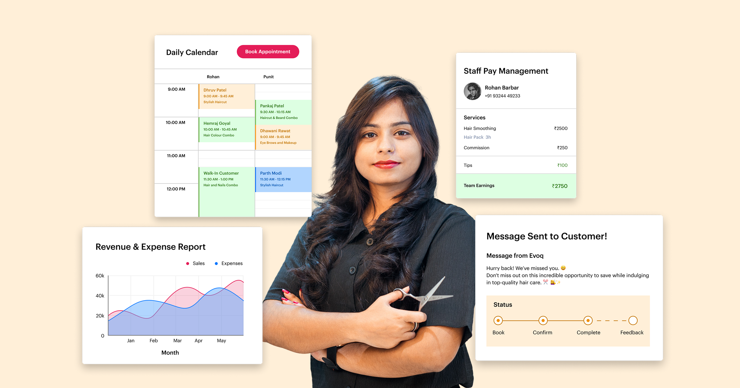 Evoq: Salon Management App gallery image