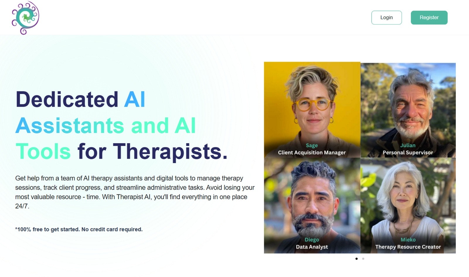 Therapist AI: Workflow for the AI Era - Main product screenshot demonstrating key features and user interface