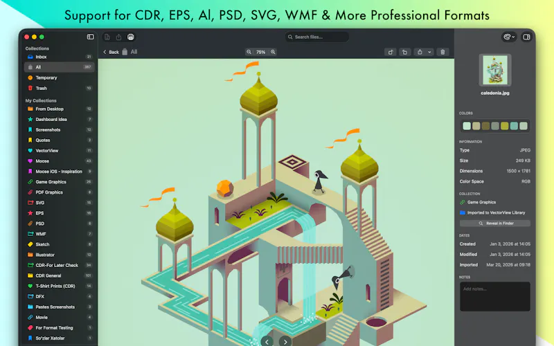 VectorView screenshot 3
