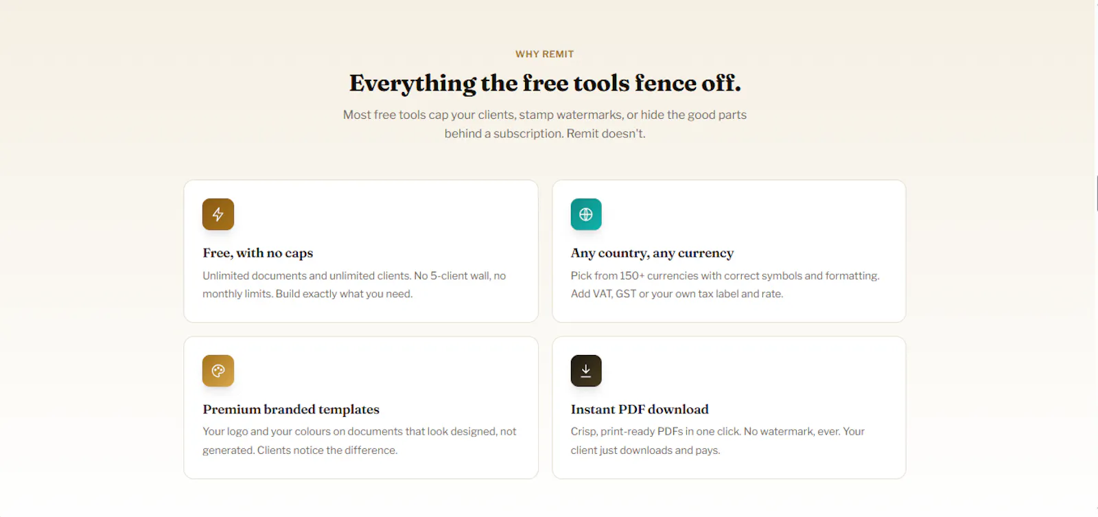 Remit screenshot 2
