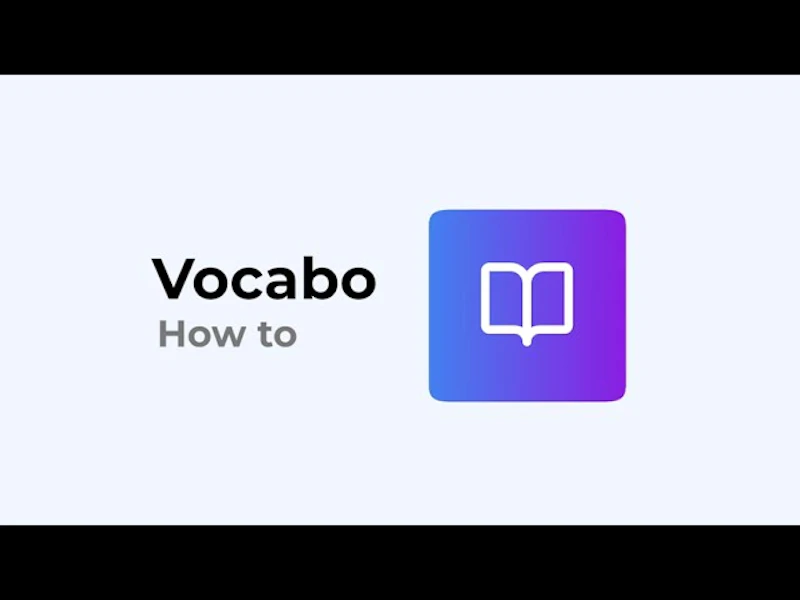 Vocabo screenshot 1 (video preview)