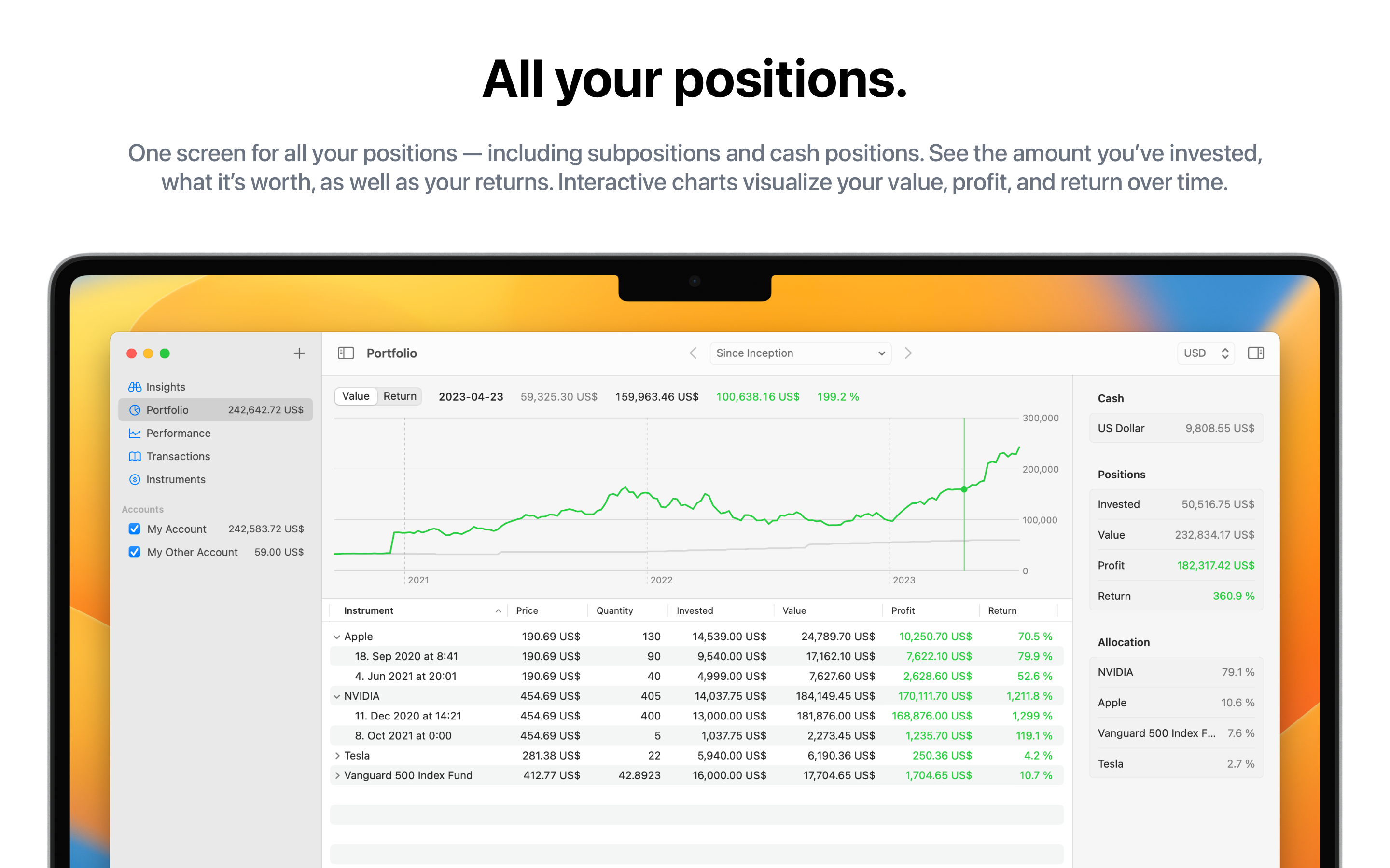 Profit: Portfolio Performance Tracker media 2