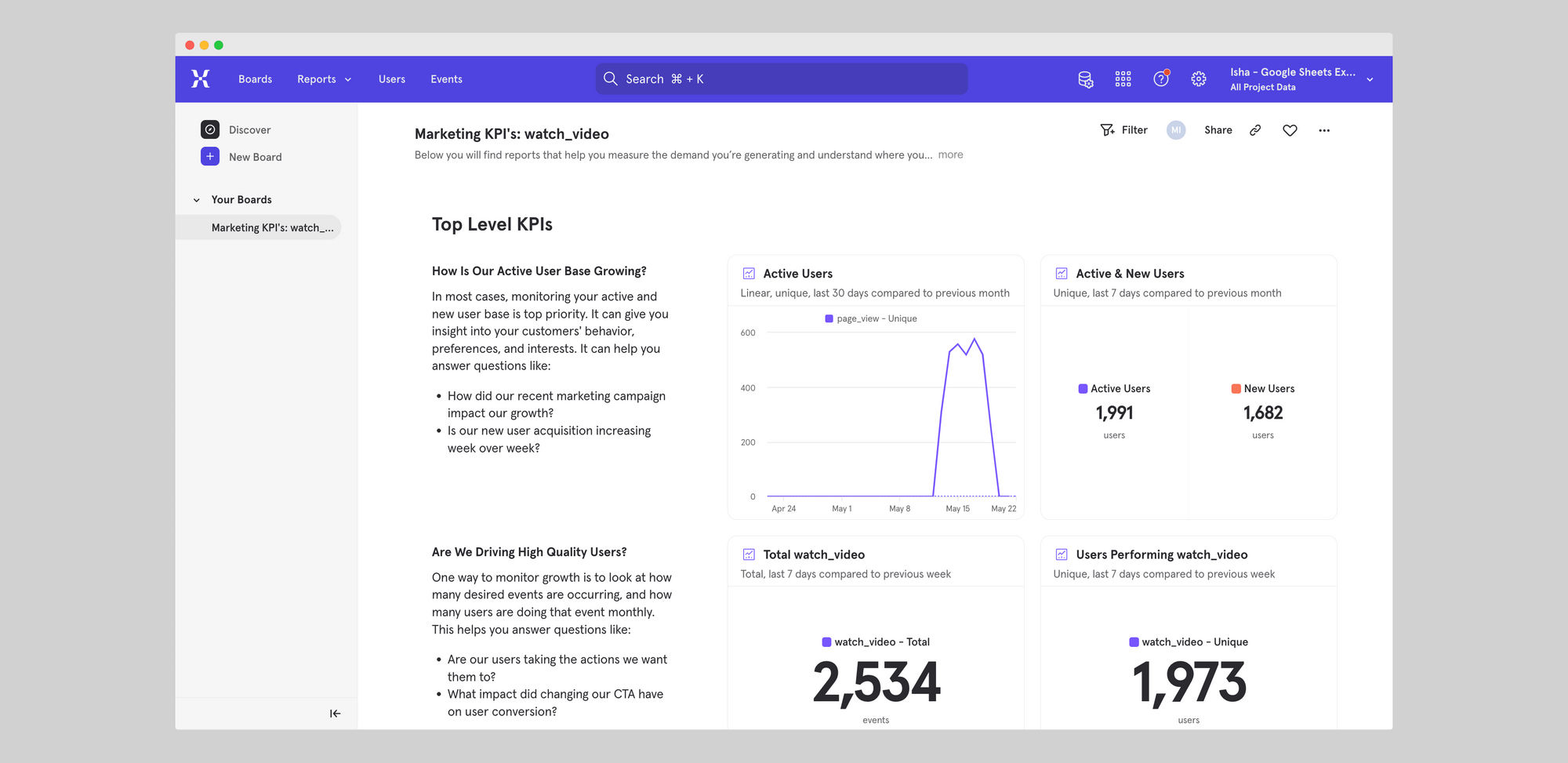 แผ่น⇔ mixpanel - วิธีที่ไม่มีรหัสในการนำข้อมูลจาก Google Sheets ไปยัง MixPanel media 6