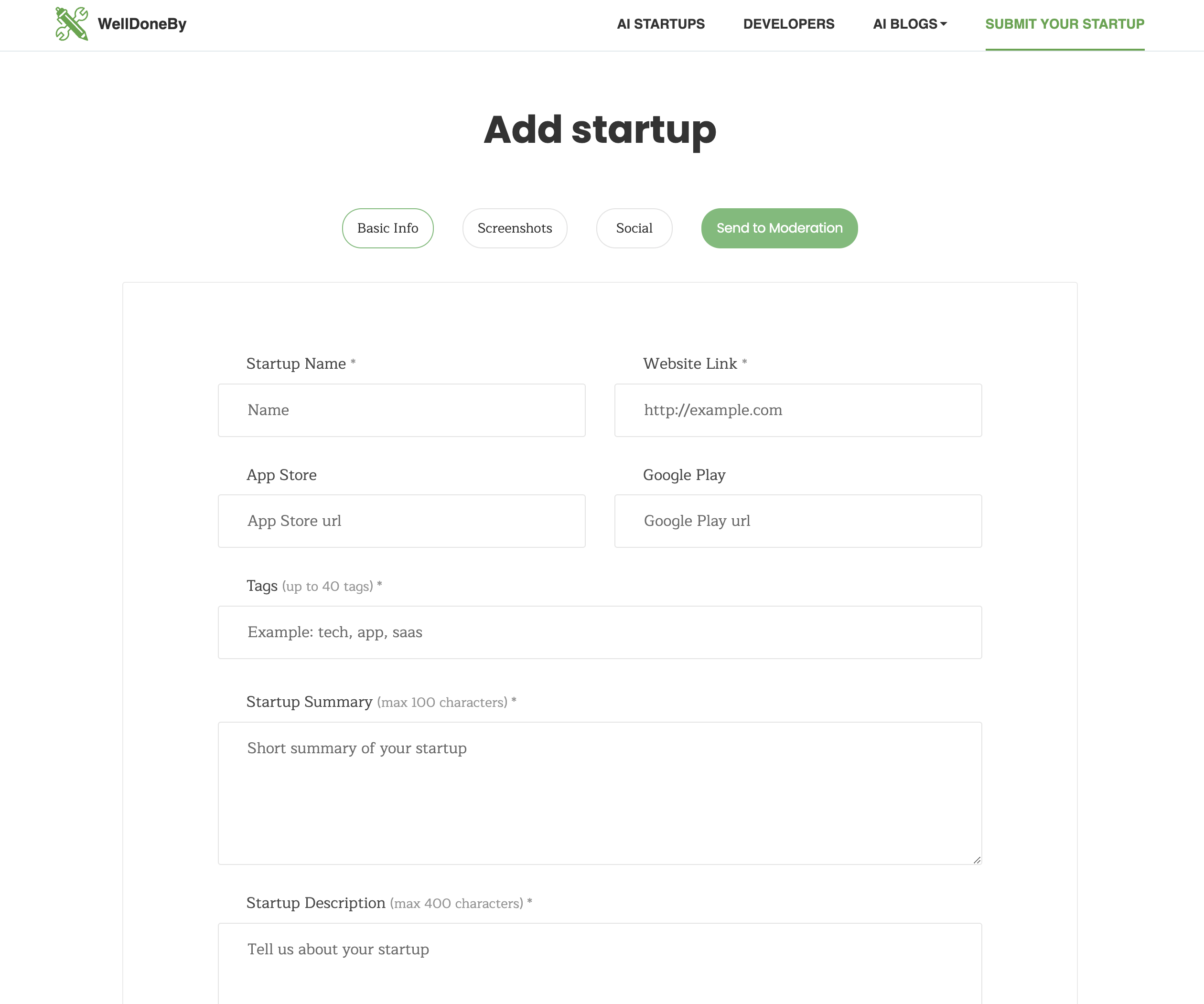 WelldoneBy.com - Best AI Startups gallery image