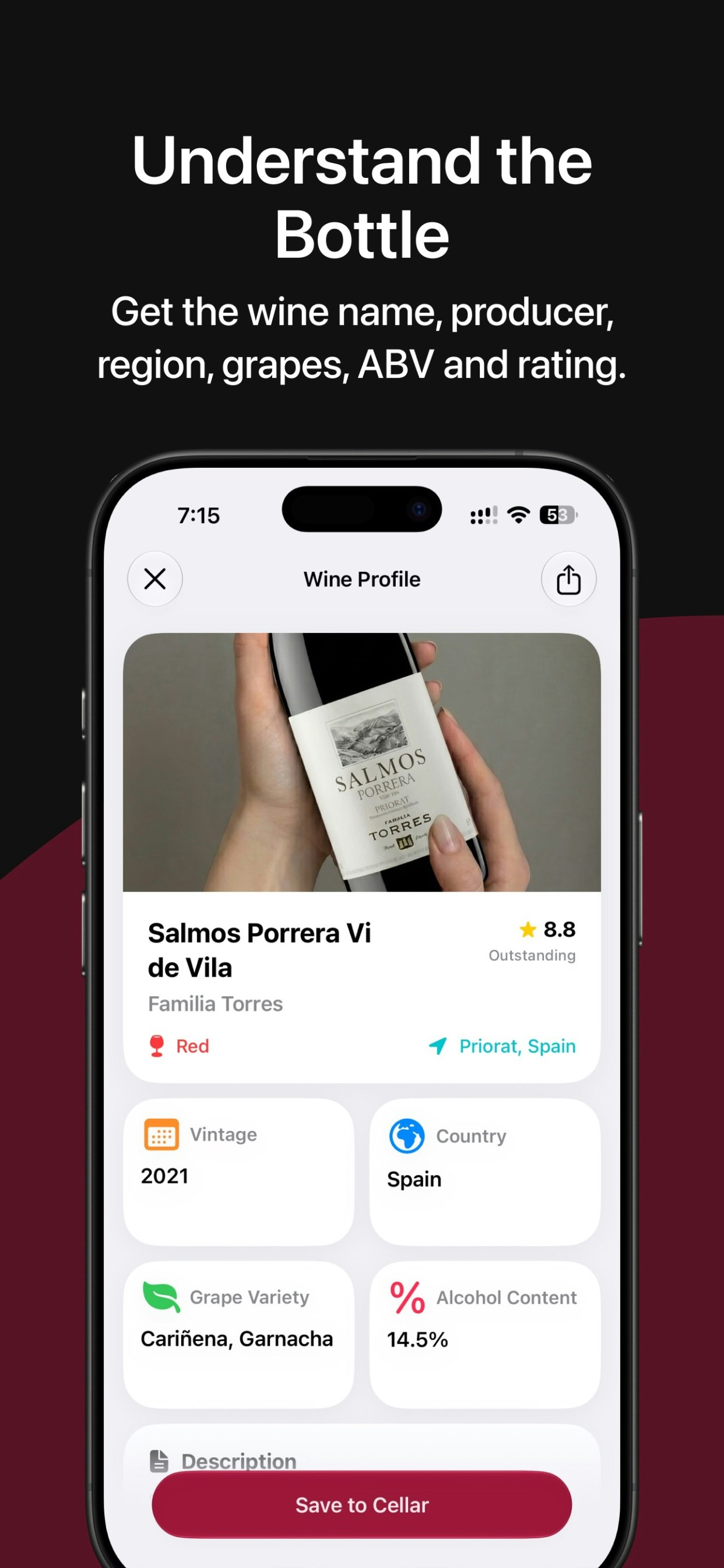 Swirl: AI Wine Identifier gallery image