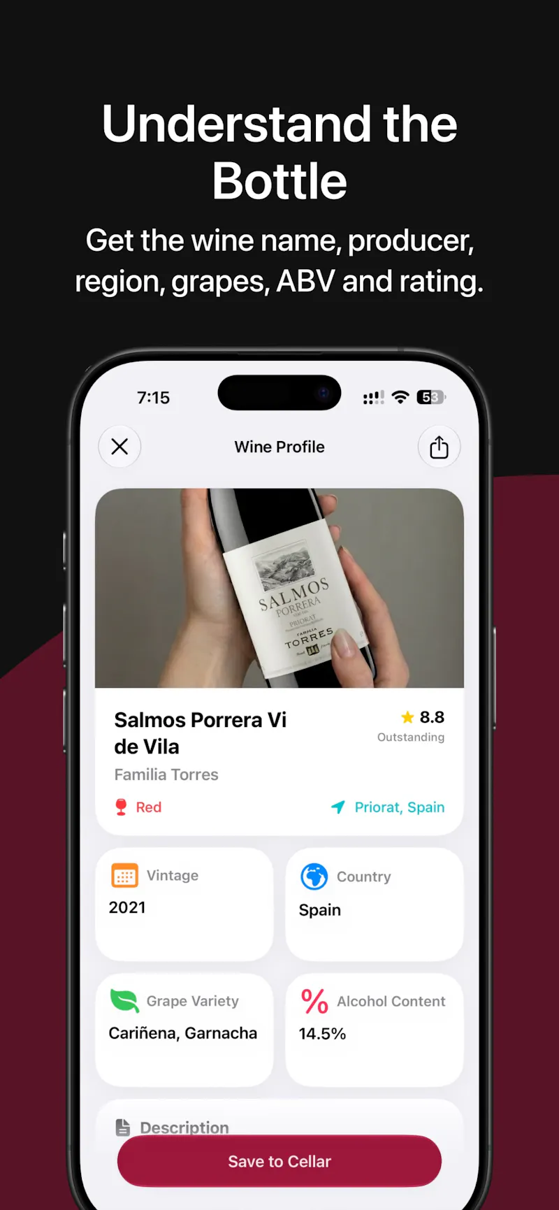 Swirl: AI Wine Identifier screenshot 2