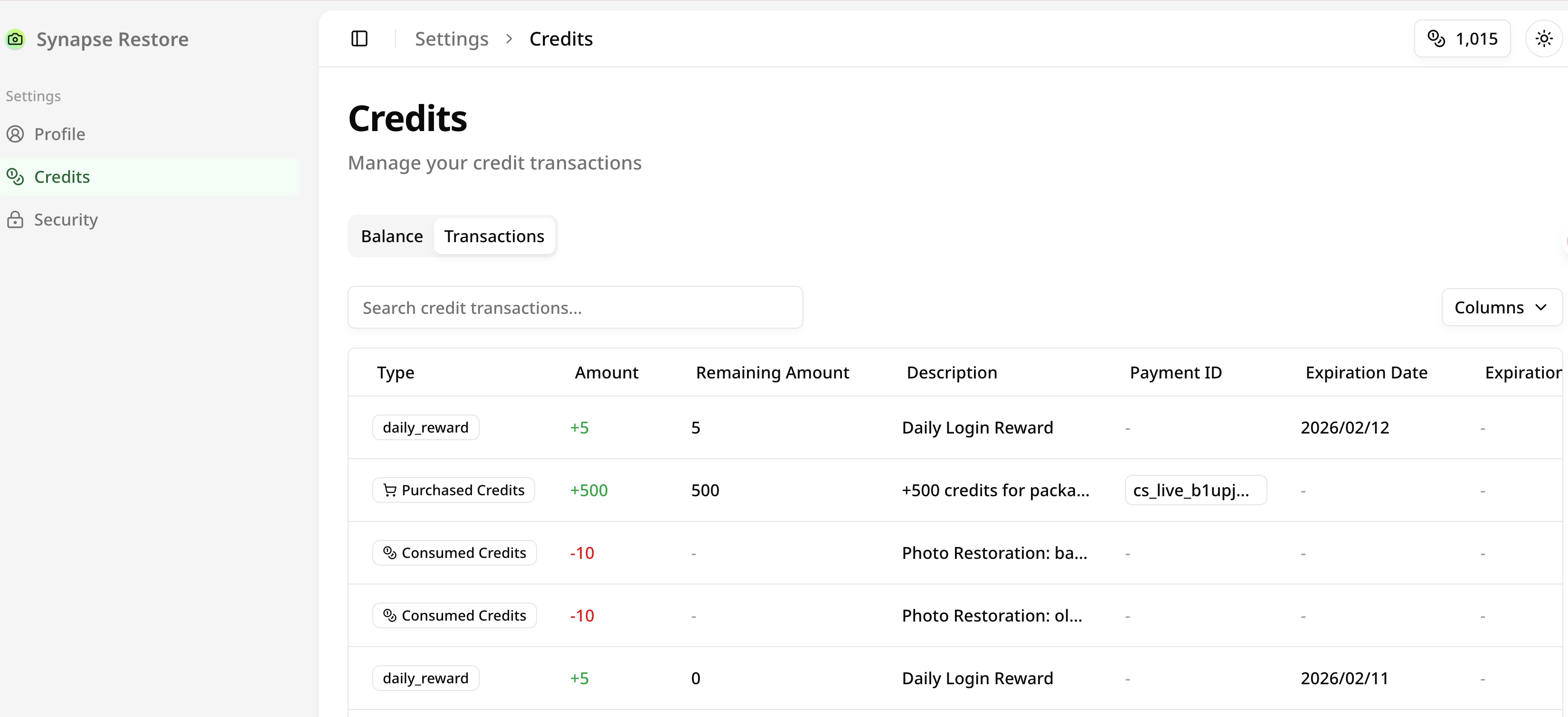 Synapse Restore gallery image