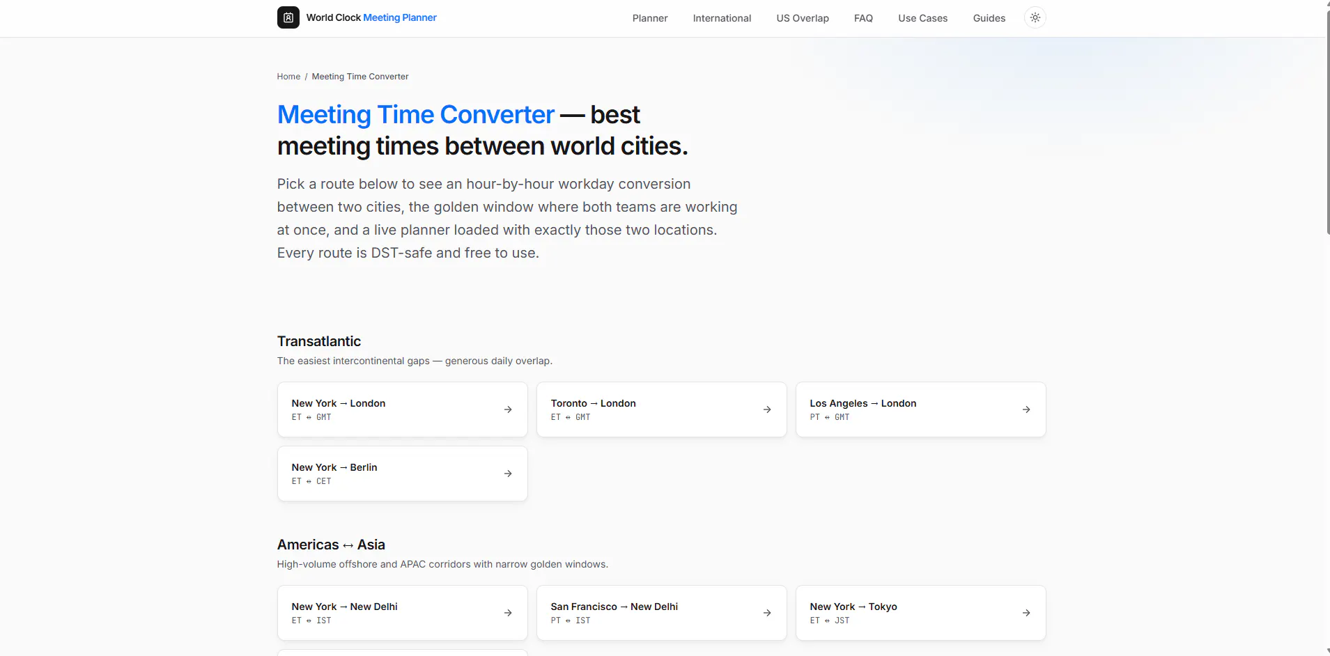 World Clock Meeting Planner gallery image