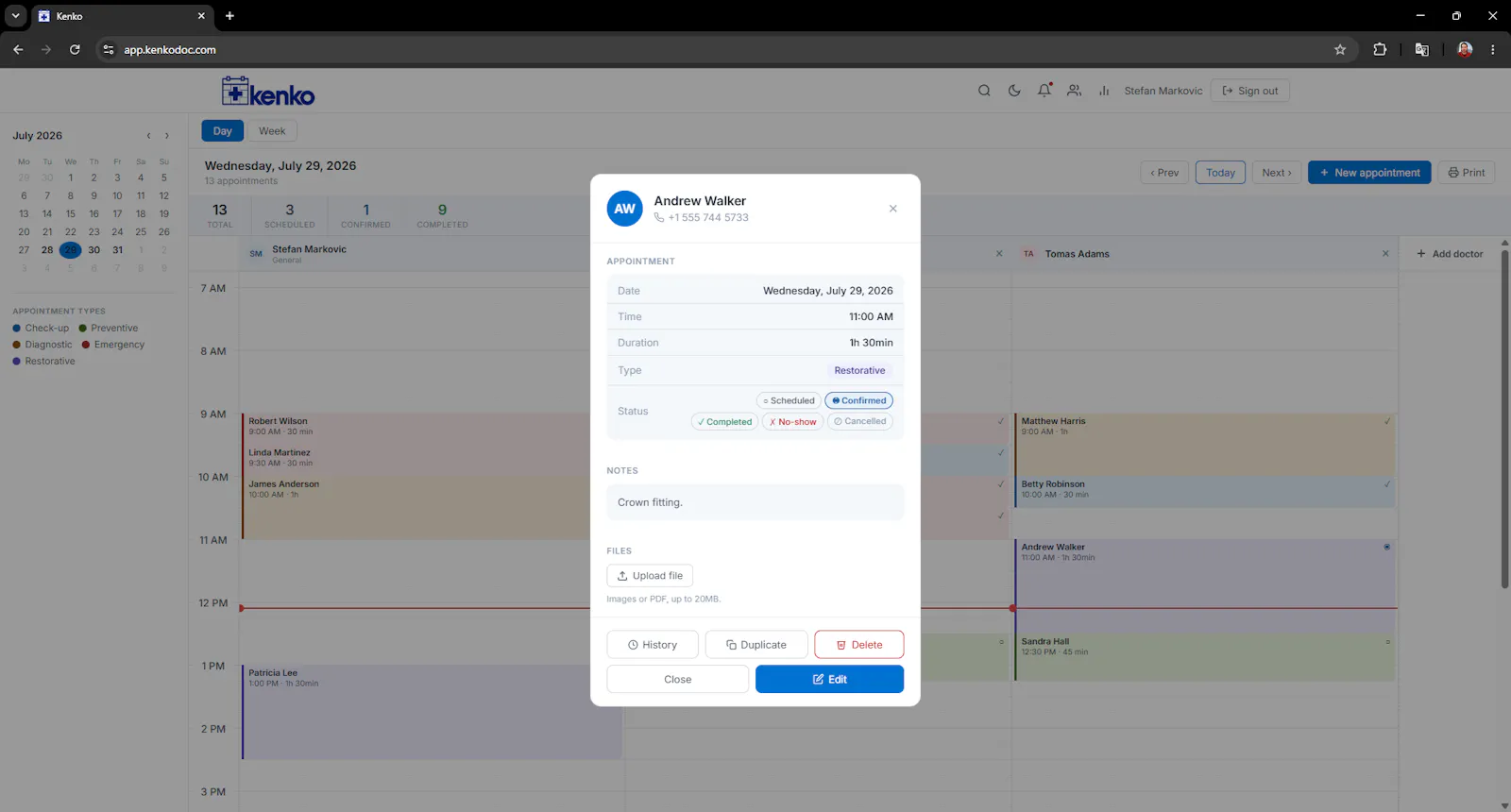 Kenko Scheduling screenshot 3