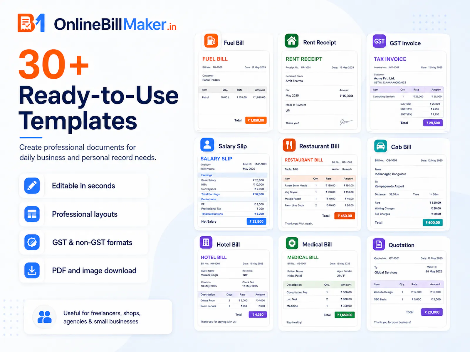OnlineBillMaker screenshot 5