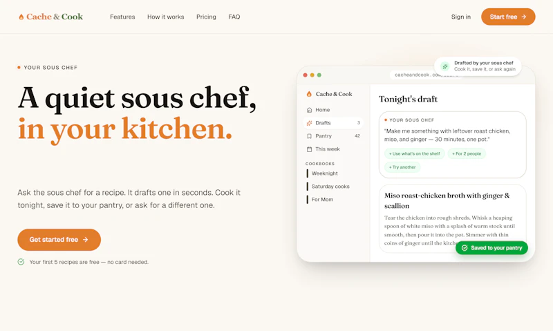 Cache & Cook screenshot 2