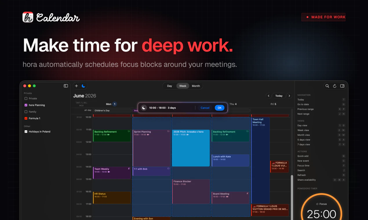 hora Calendar screenshot 5