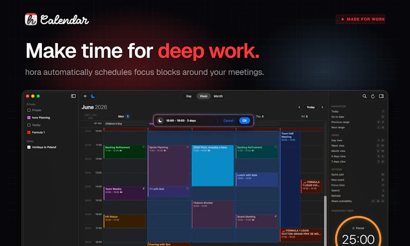 hora Calendar screenshot 6