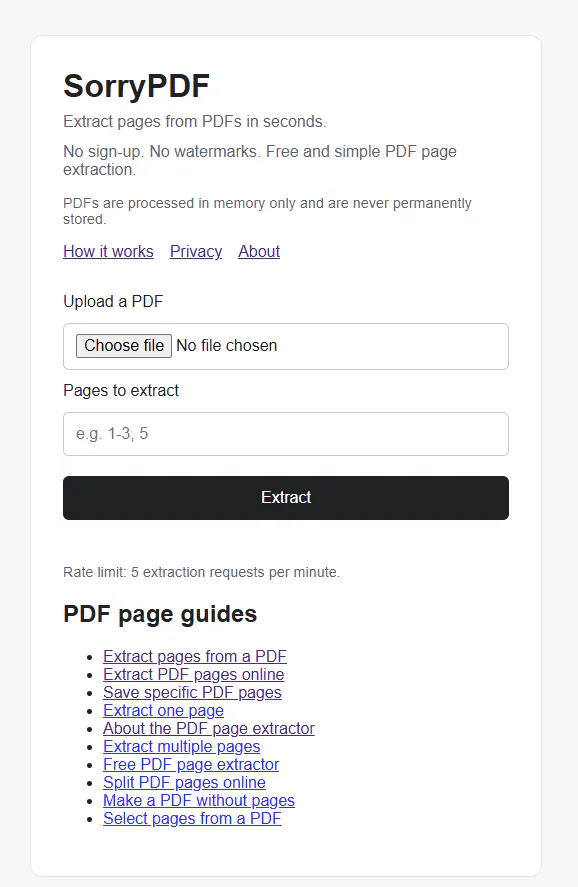 SorryPDF