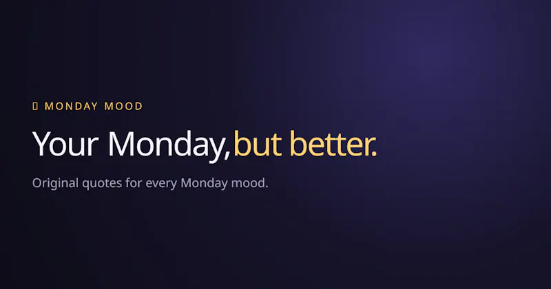 Monday Mood screenshot 1