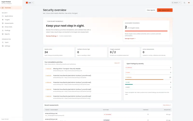 Super Pentest screenshot 1