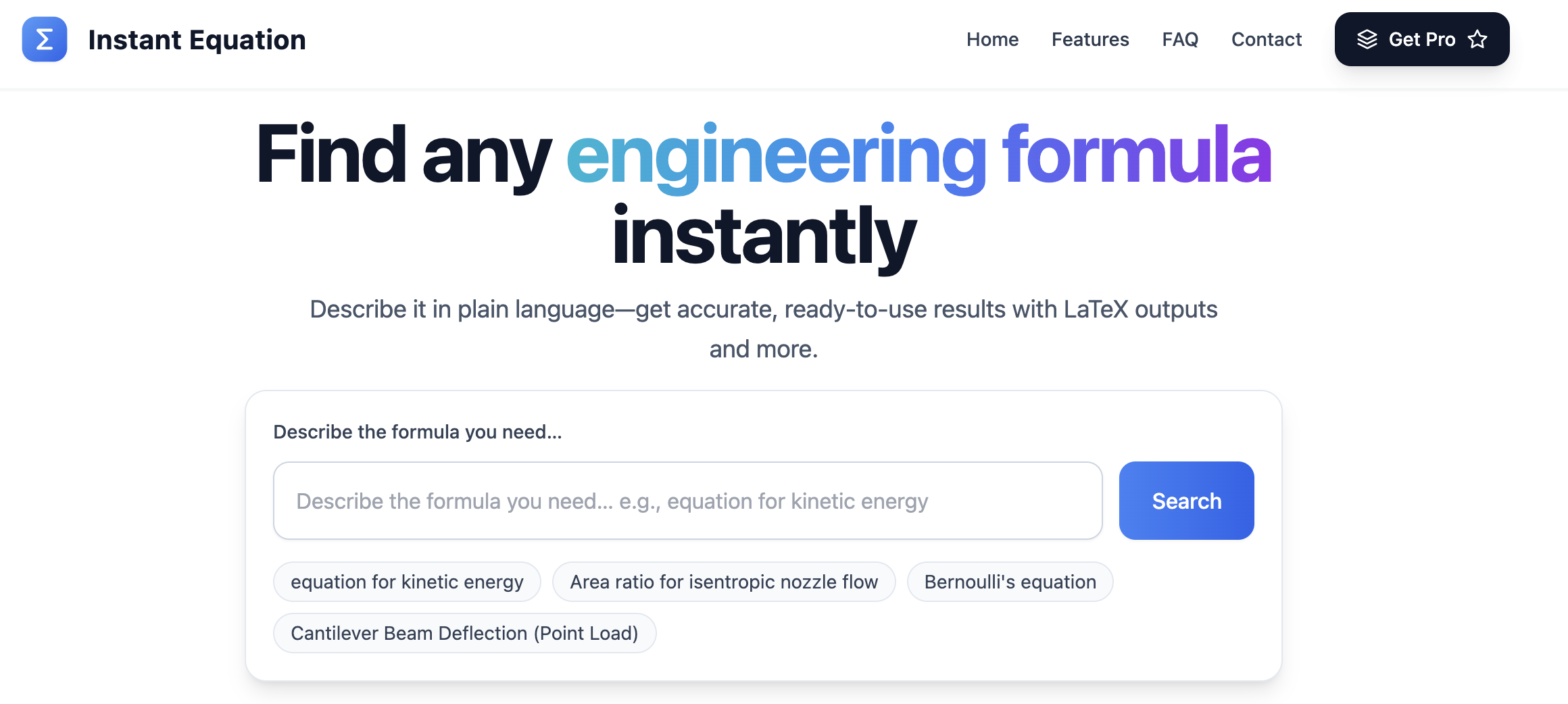Instant Equation gallery image
