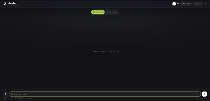 globchat — live & temporary screenshot 2