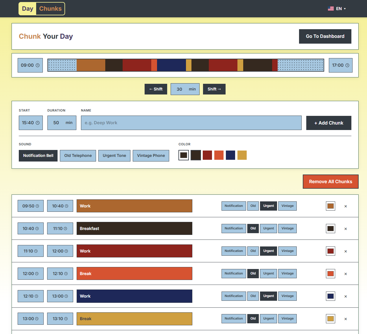 DayChunks gallery image