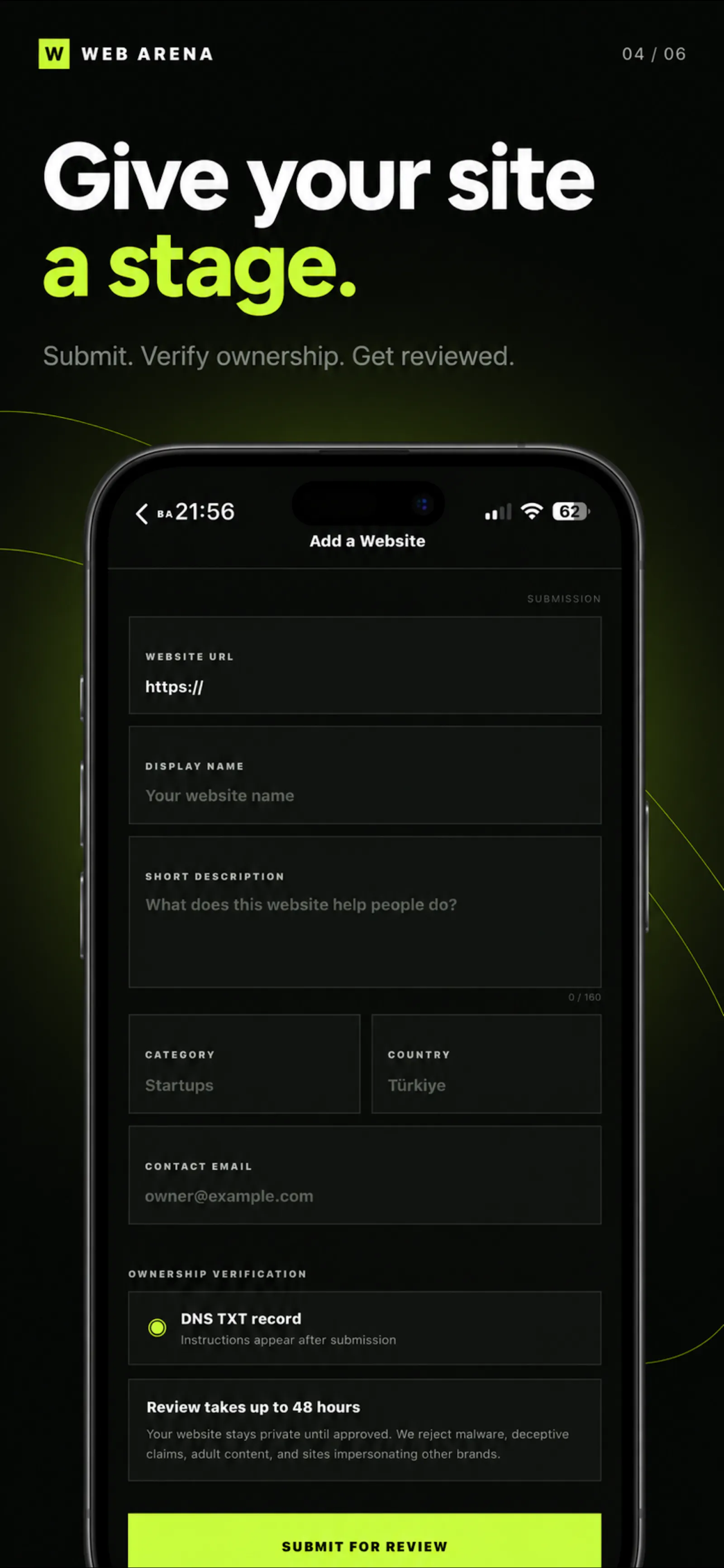 WebArena screenshot 3