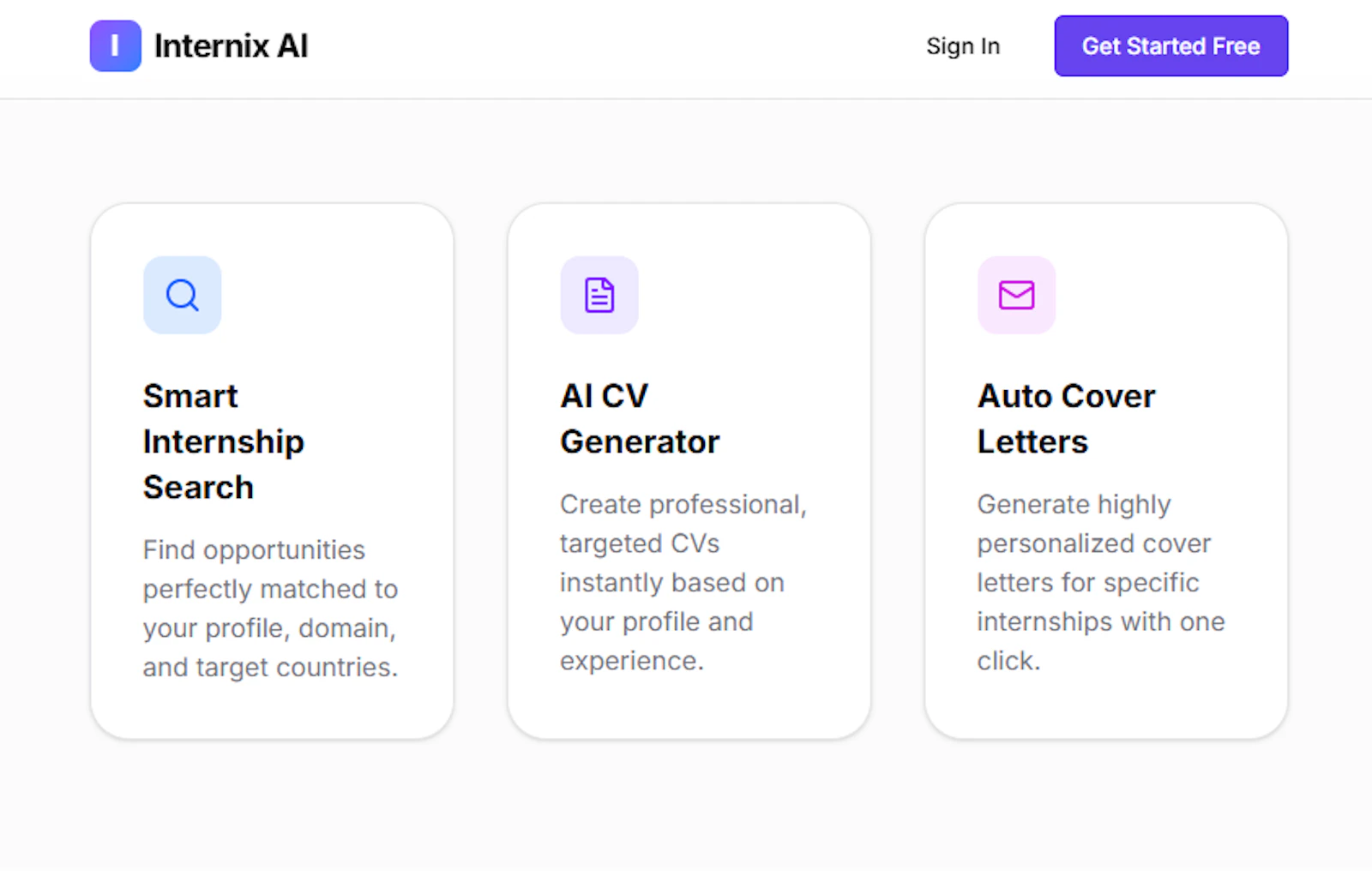 Internix AI screenshot 1