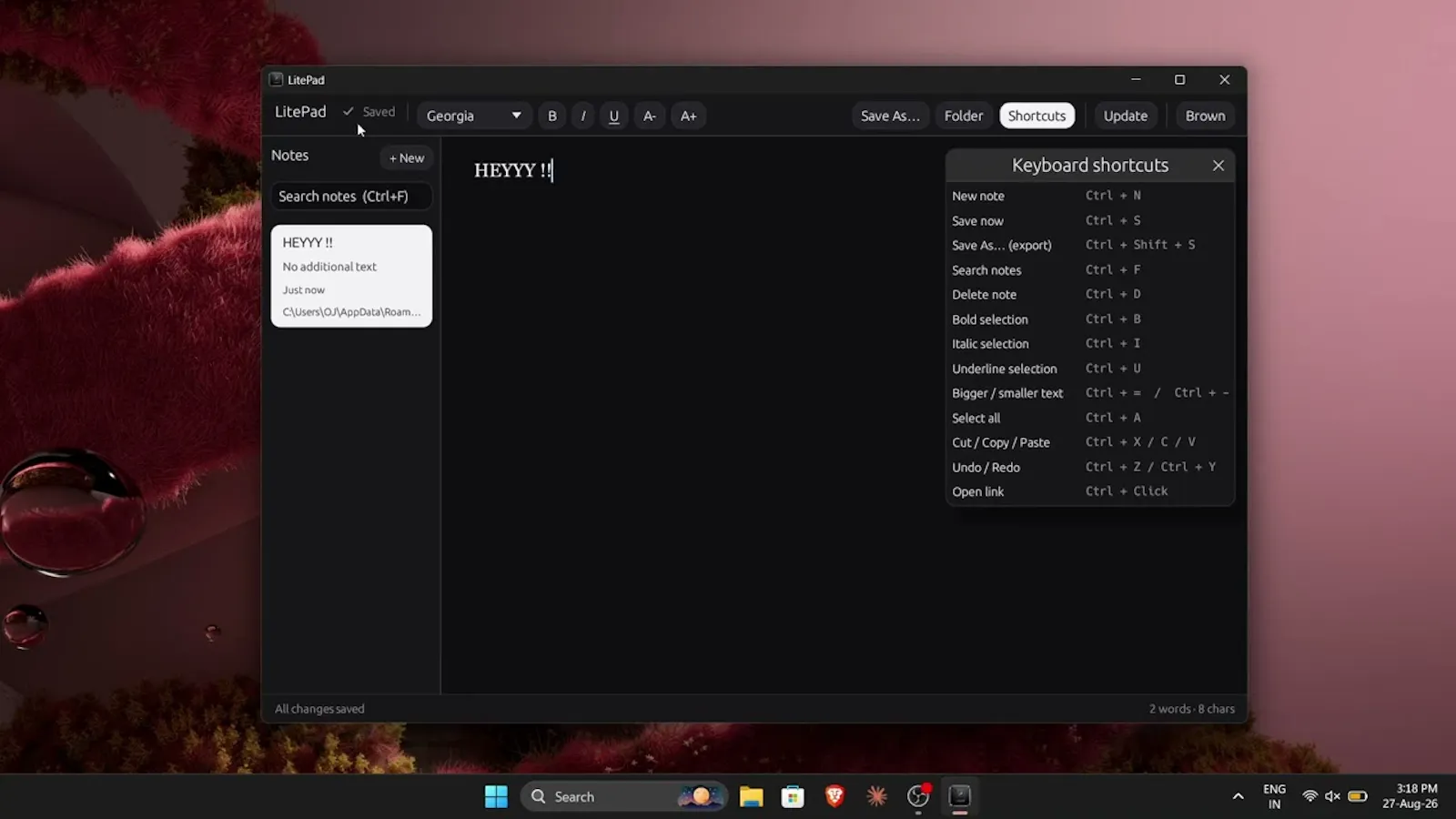 LitePad screenshot 1 (video preview)