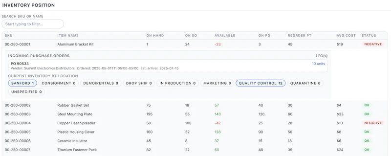 Inventory Control for QuickBooks Desktop screenshot 5