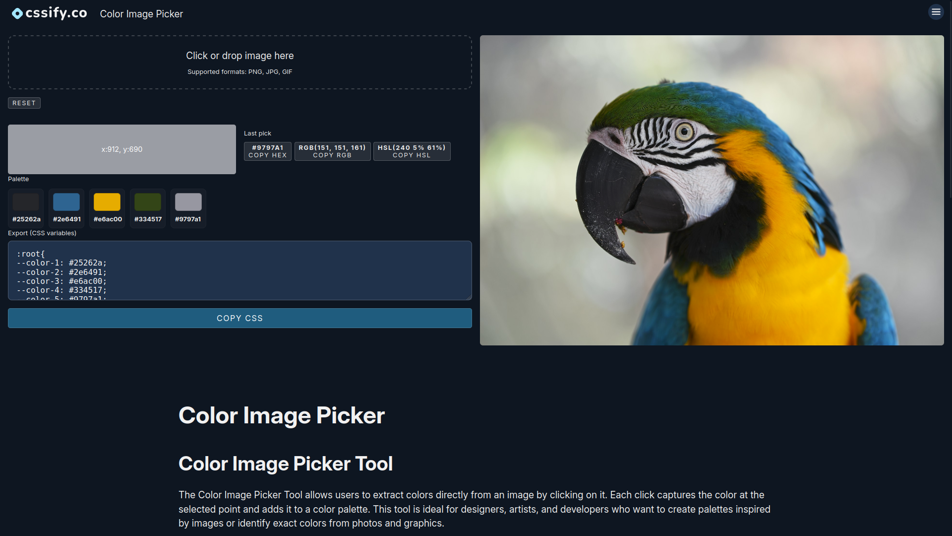 Free CSS Tools | CSSify.co gallery image