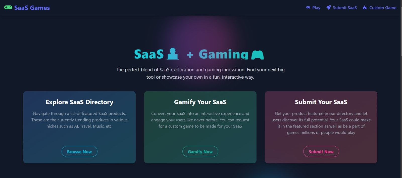 เกม Saas - เกม แต่ด้วยเครื่องมือ SaaS ของคุณ media 1