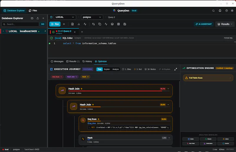 Query Den (Database Manager) screenshot 3