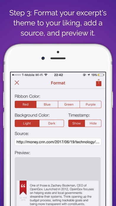 Excerpt for iOS gallery image