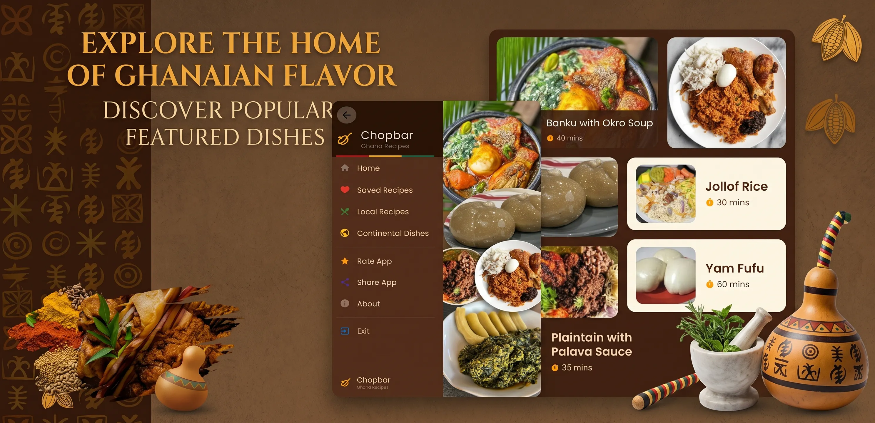 CHOPBAR RECIPES APP gallery image