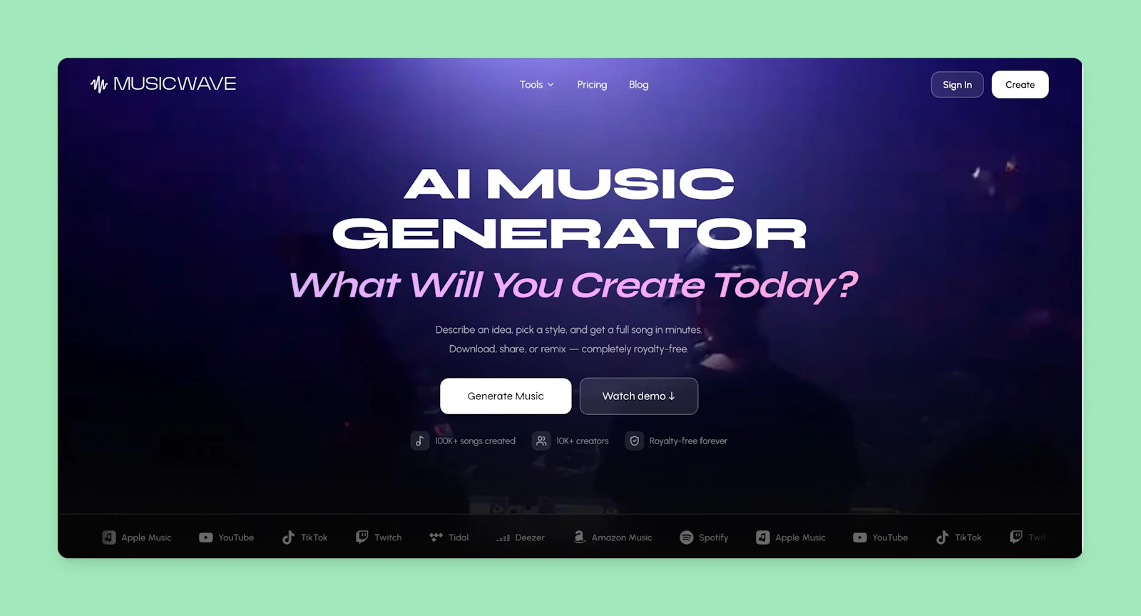 MusicWave screenshot 1