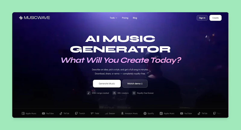 MusicWave screenshot 1