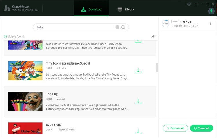 Samemovie Hulu Video İndirici media 2